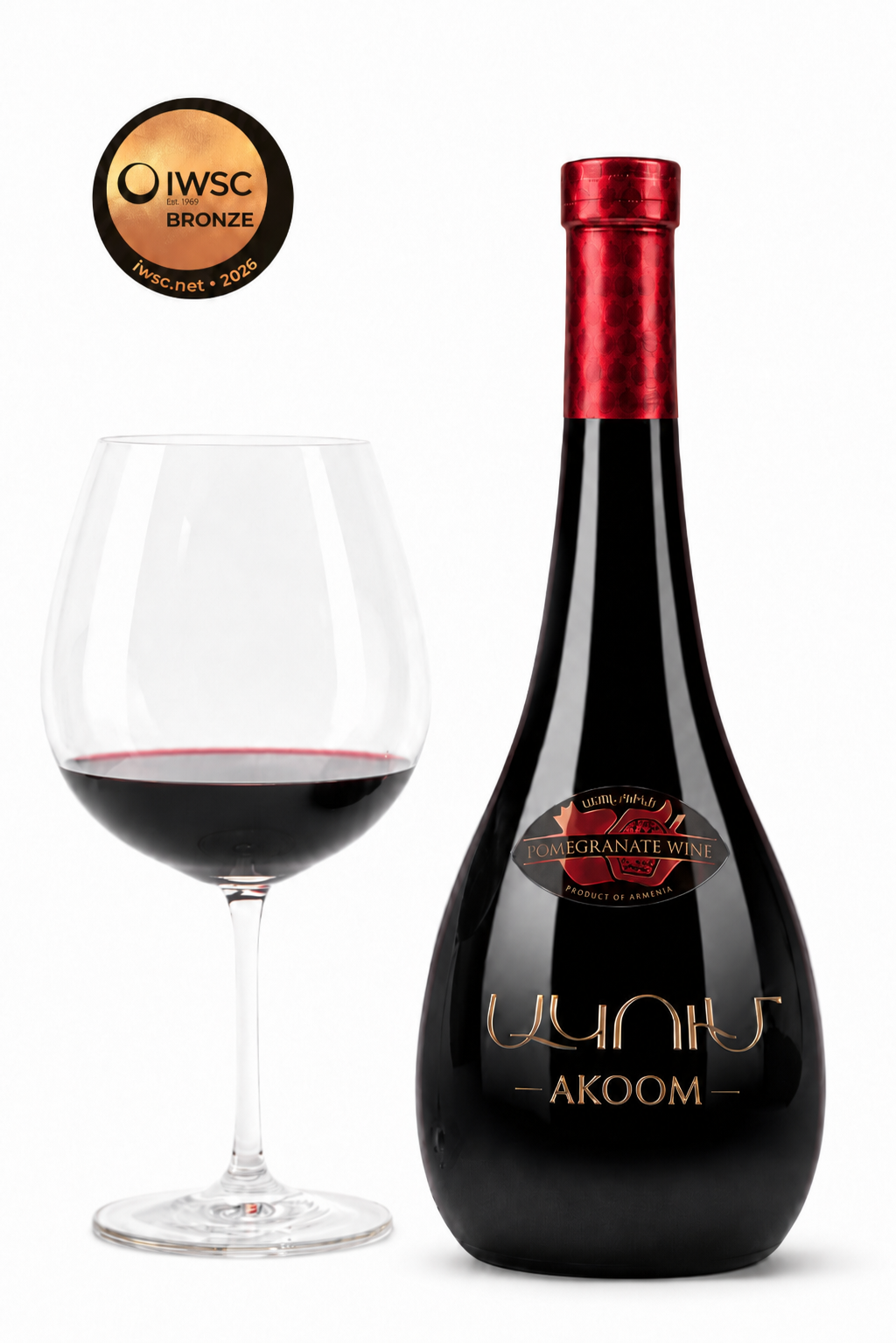AKOOM POMEGRANATE SEMI-SWEET WINE